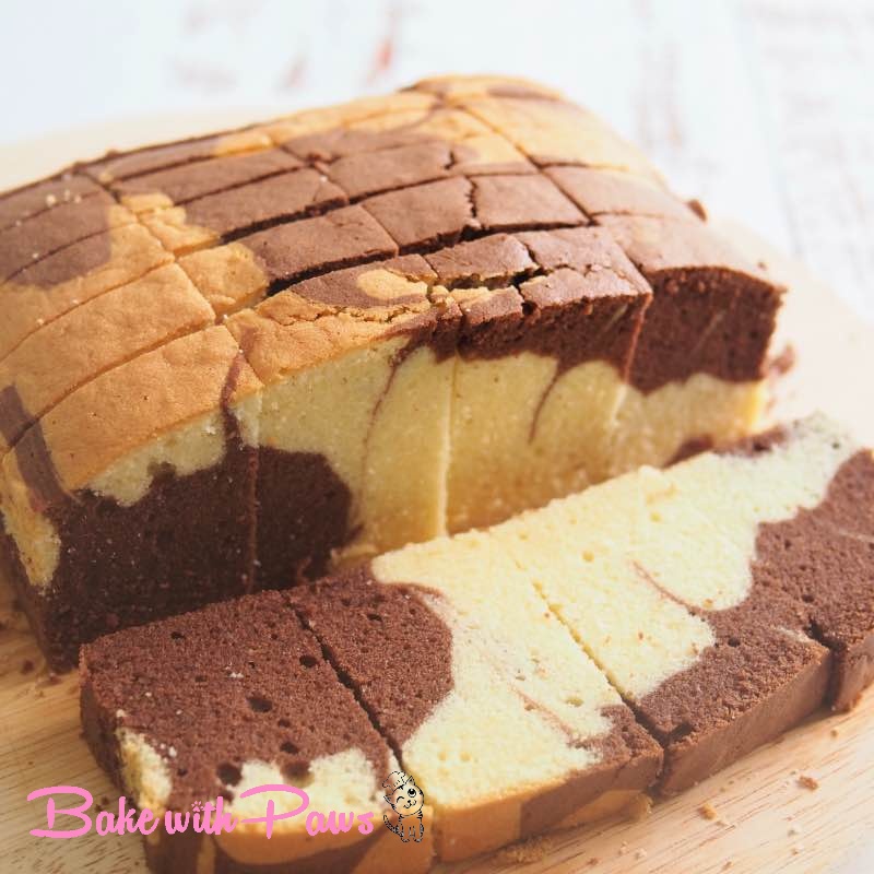 Bánh butter cake- Marble cake